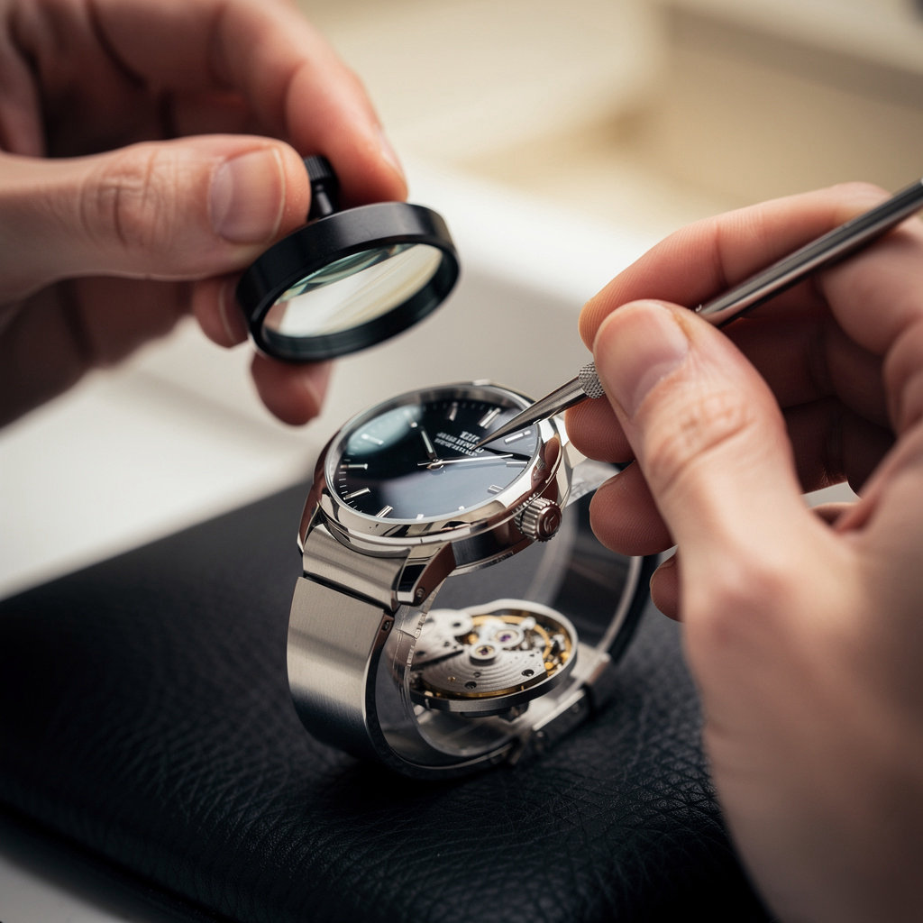 Luxury Brownsville professional watch retail showroom and expert service environment